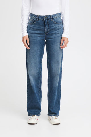 Jeans - Twiggy Straight Long 32 (Medium Blue)