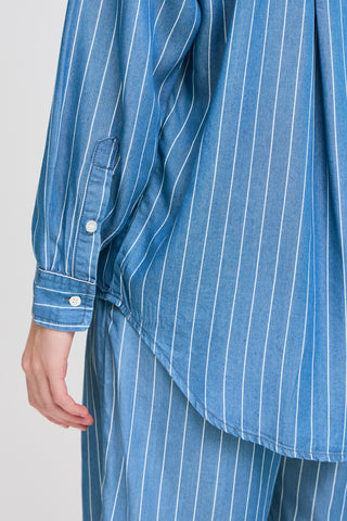 Chemise - Beccos (Blue pinstripe)