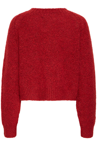 Cardigan - Belablue (Red Dahlia)