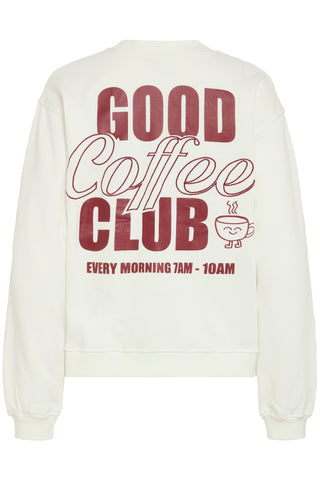 Crewneck - Merella (Cloud Dancer/Coffee bean)