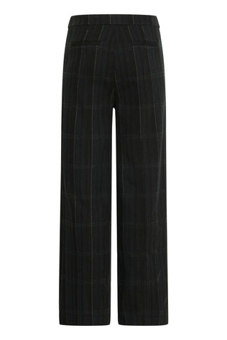 Pantalon - Woolley (Black/green)