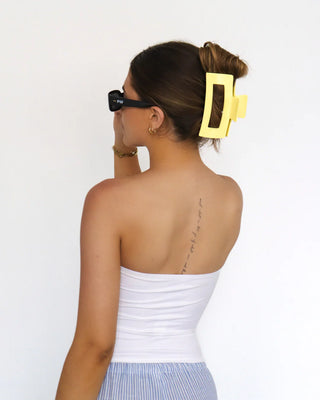 Pince à cheveux - Collection Butter yellow (XLarge)