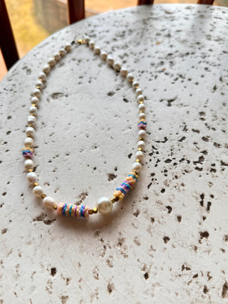 Collier de perles blanches - Magic Kingdom
