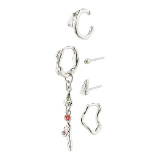 Ensemble boucles d'oreille  5-en-1 - Irene