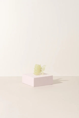Pince à cheveux - Butterflies Small (Marble lime)