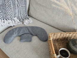 Heating pad for shoulders - Hemp and organic cotton (Sand)