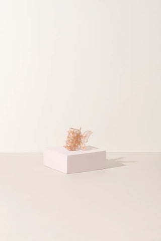 Pince à cheveux - Butterflies Small (Marble Peach)