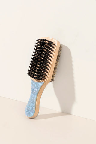 Mini brosse - double sleek brosse (bleu)