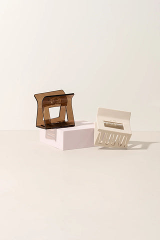 Pince à cheveux - Capsule Médium (Beige)