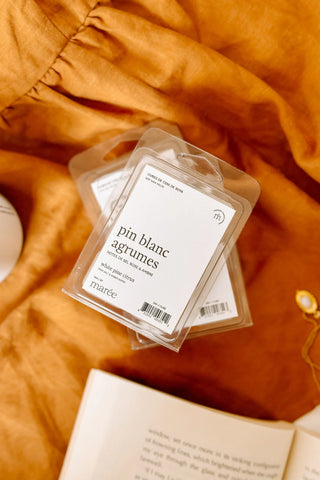 Cubes de cire de Soya pour diffuseur - Pin blanc agrumes