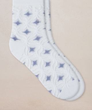 Chaussettes - Transparente rétro (whote/violet)