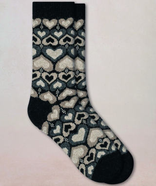 Chaussettes - Cachemire coeurs