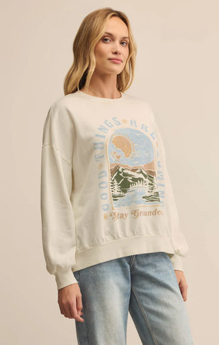Crewneck - Grounded sunday (Sea salt)
