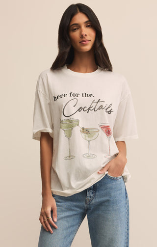 T-shirt - Cocktails city (Sea Salt)
