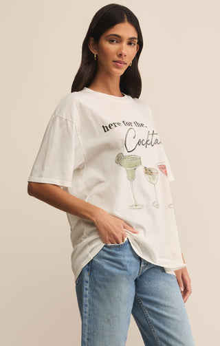 T-shirt - Cocktails city (Sea Salt)