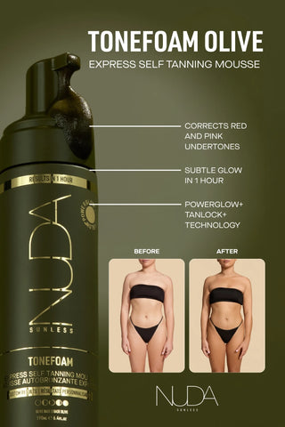 Mousse autobronzante express - ToneFoam Olive