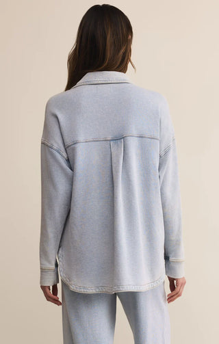 Veste - All day knit (washed indigo)