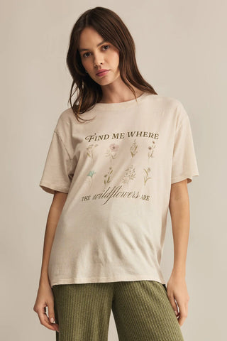 T-shirt - Wildflowers (Crystal)
