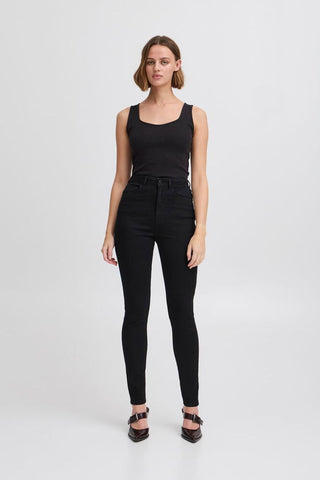 Jeans - Twiggy slim high waist (Black)