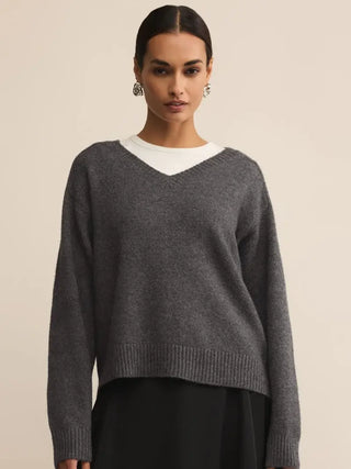 Pull - Eloise (Charcoal heather)