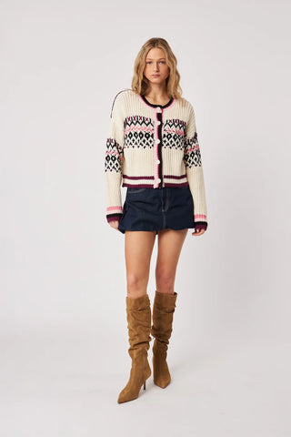 Cardigan - Emery (Berry chill)