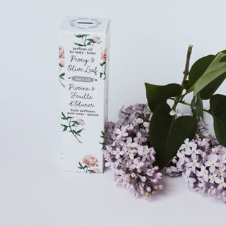 Huile parfumée -  Pivoine & Feuilles d'olivier