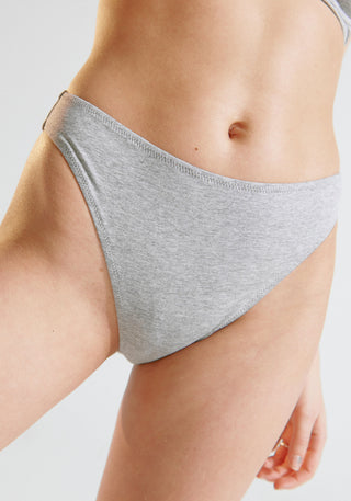 The Cotton High Cut Bikini - (3/33$)