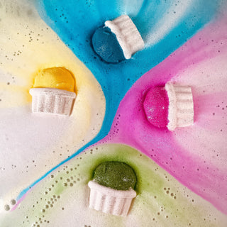 Bombe de bain surprise - Cupcakes en folie