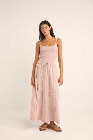 Jupe maxi - Lola (Dusty pink)