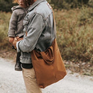 Sac bandoulière en coton - Dans le sac