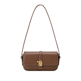 Athena - Sac mince végétalien recyclé - Espresso
