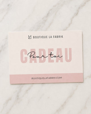 Carte-cadeau (Utilisable en ligne et en magasin)