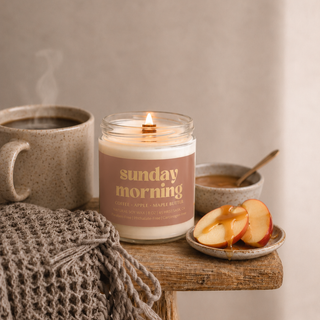 DIMANCHE MATIN | BOUGIE EN CIRE DE SOJA 8 OZ |