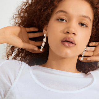 Boucles d'oreilles longues - Sparkle