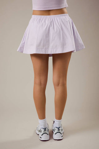 MINI-JUPE-SHORT À POCHES TAILLE MI-HAUTE