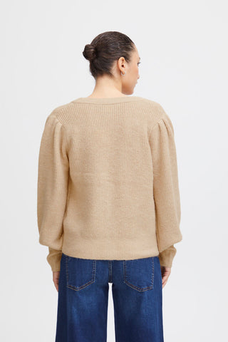 Cardigan- Dusty (Oatmeal melang)