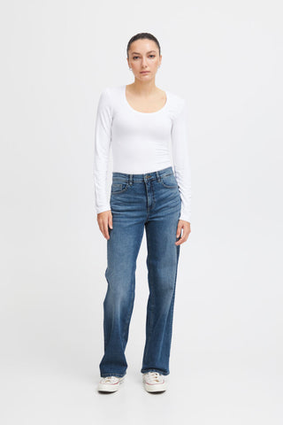 Jeans - Twiggy Straight Long 32 (Medium Blue)