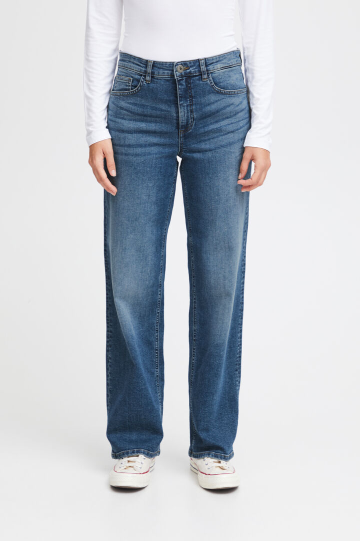 Jeans - Twiggy Straight Long (Medium Blue 32)
