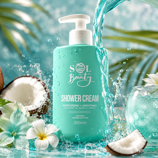 Crèmes de douche aux parfums variés — Noix de coco