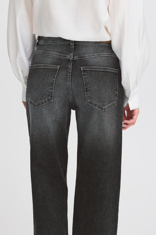 Jeans - Twiggy Straight Long 32 (Washed black)