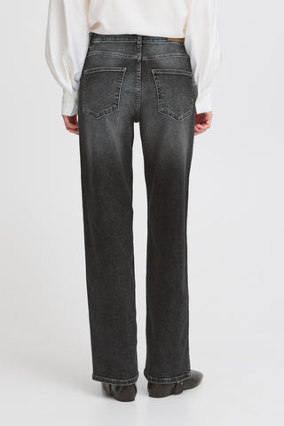 Jeans - Twiggy Straight Long 32 (Washed black)