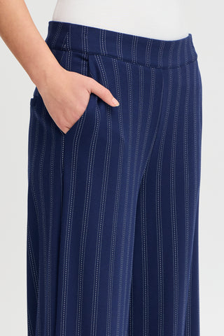 Pantalon - Ruti wide (Medieval Blue)