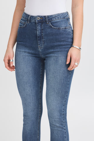 Jeans - Twiggy slim high waist (Medium blue)