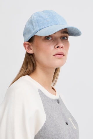 Casquette - Khaty (Washed blue denim)