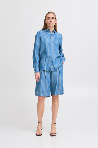 Chemise - Beccos (Blue pinstripe)