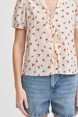 Blouse - Rosey (Geranium Flower)