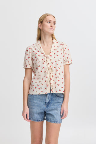 Blouse - Rosey (Geranium Flower)