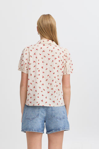 Blouse - Rosey (Geranium Flower)