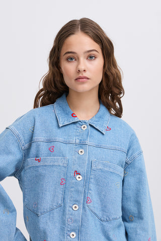 Veste en jeans - Jaella (Light blue washed)