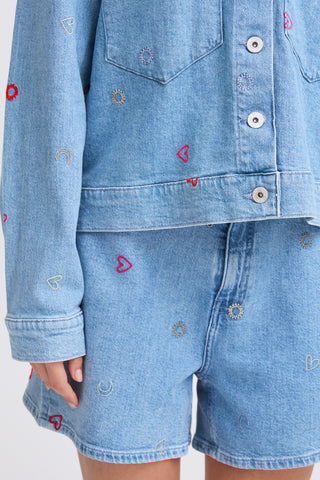 Veste en jeans - Jaella (Light blue washed)